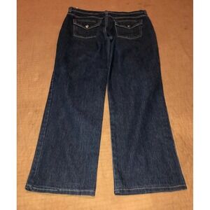 Gloria Vanderbilt Jeans Stretch Straight Leg Dark Wash Womens‎ Sz 14